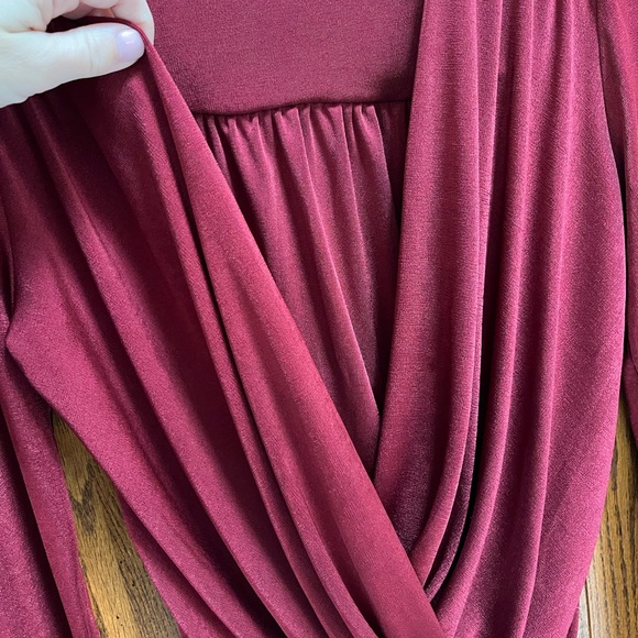 free people Burgundy body suit - Picture 8 of 8